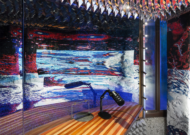 Image of the inside of the ticket office