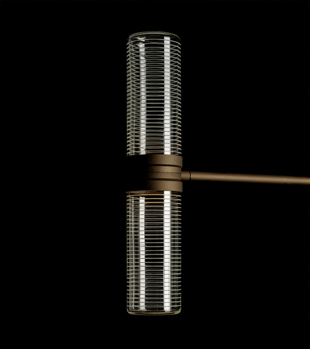 GIF of Zephyr glass turning on and off