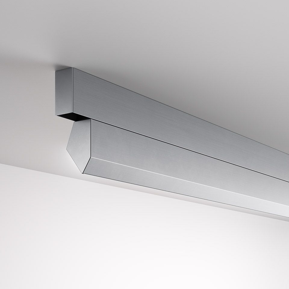 A.24 - Wall Washer - 600 - 3000K - Brushed Silver