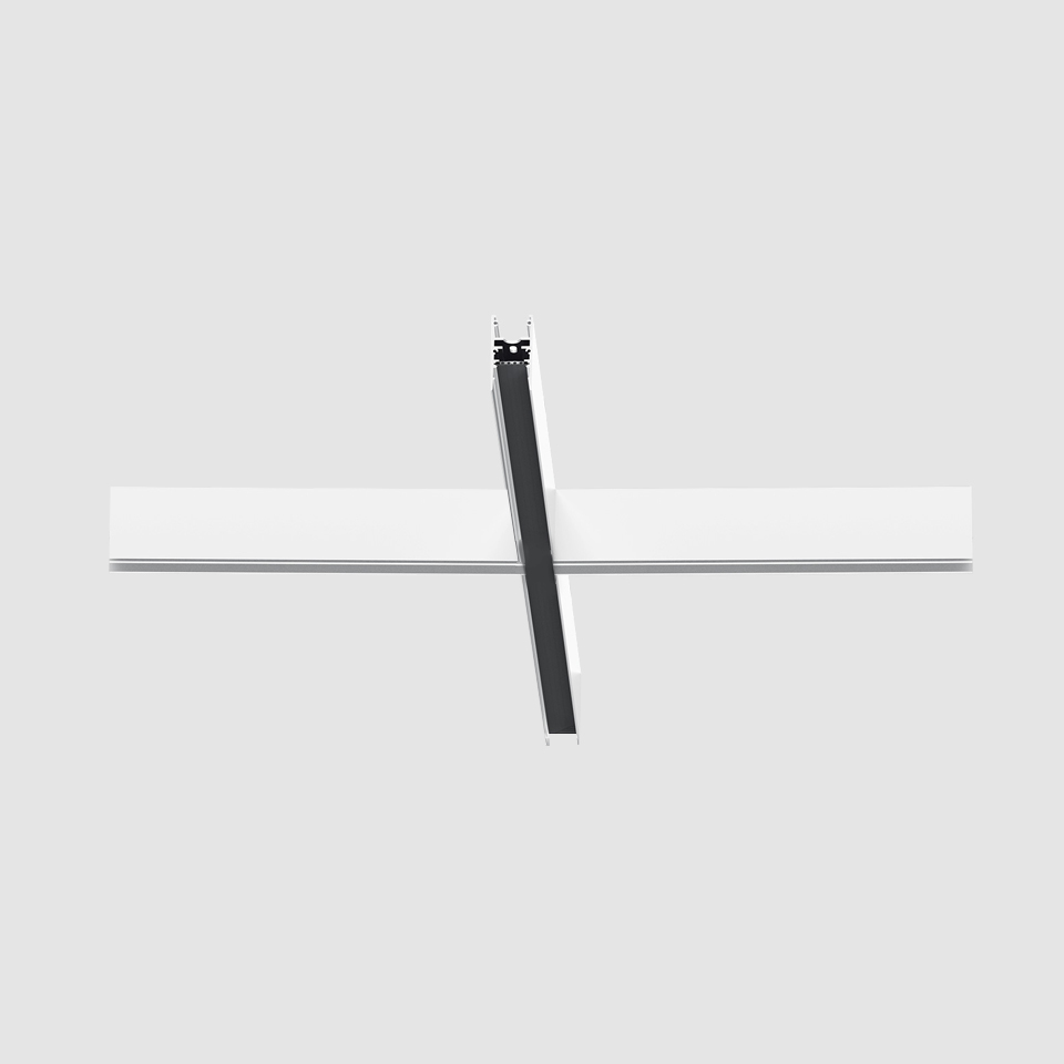 A.24 - Ceiling Magnetic Track - X Joint - White