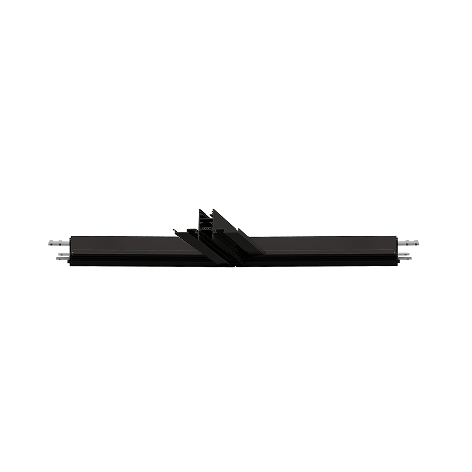 A.24 - Recessed Magnetic Track - T Joint - Black