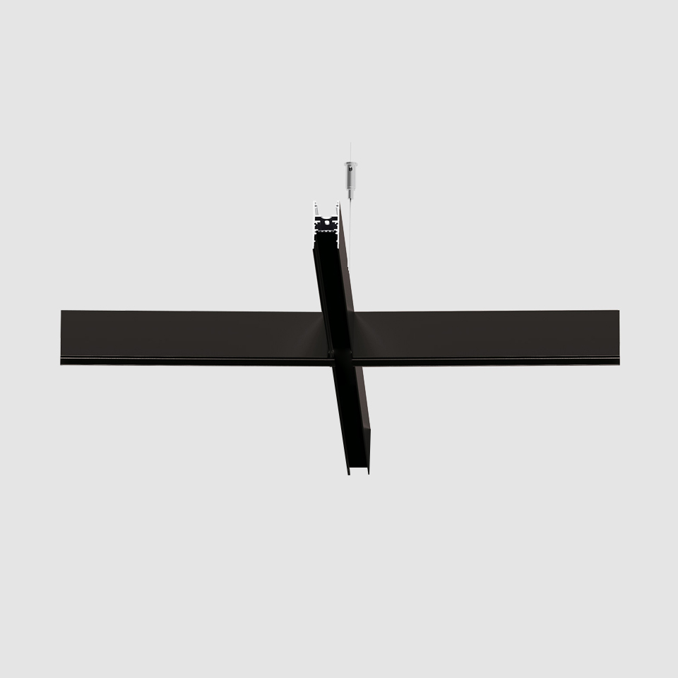 A.24 - Suspension Magnetic Track - X Joint - Black