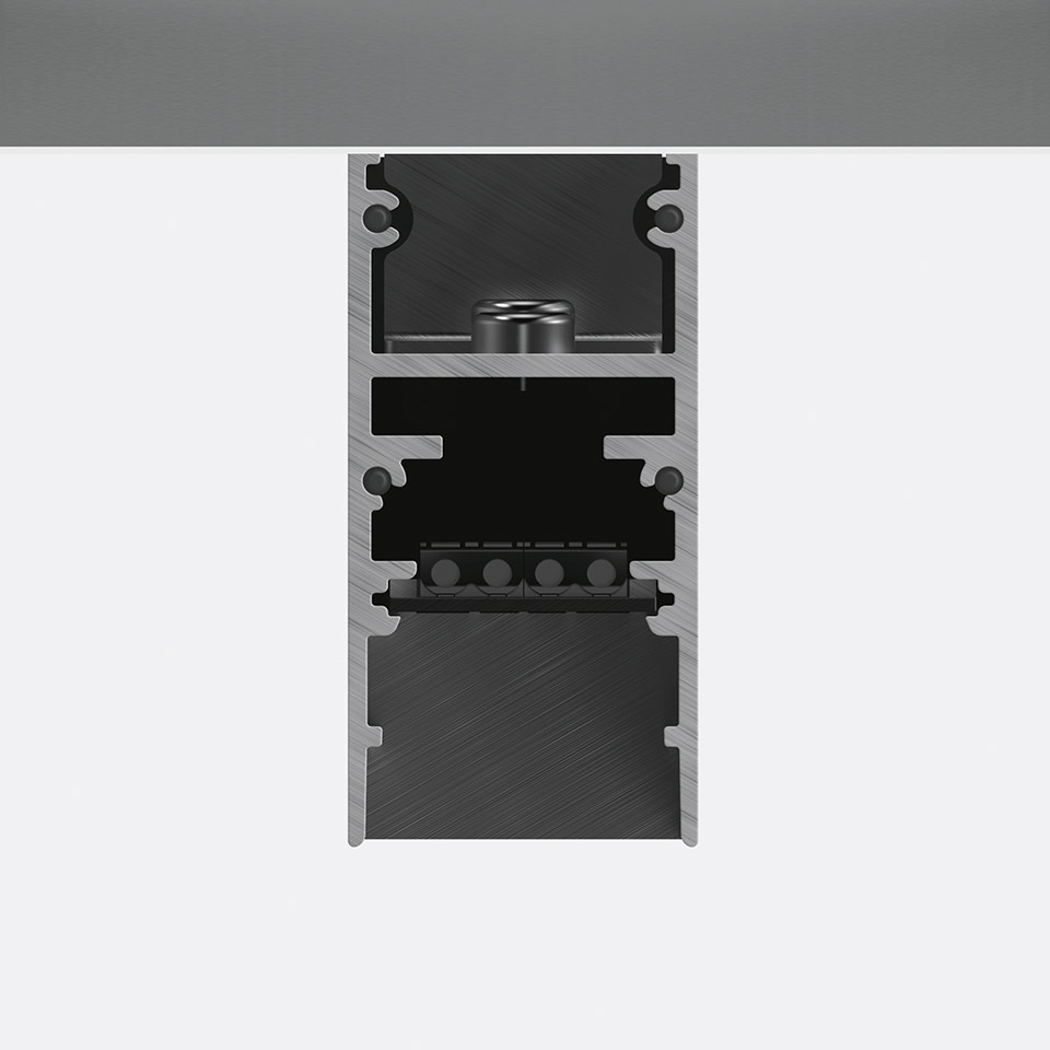 A.24 - Ceiling Magnetic Track - Linear Module - 1176mm - Black