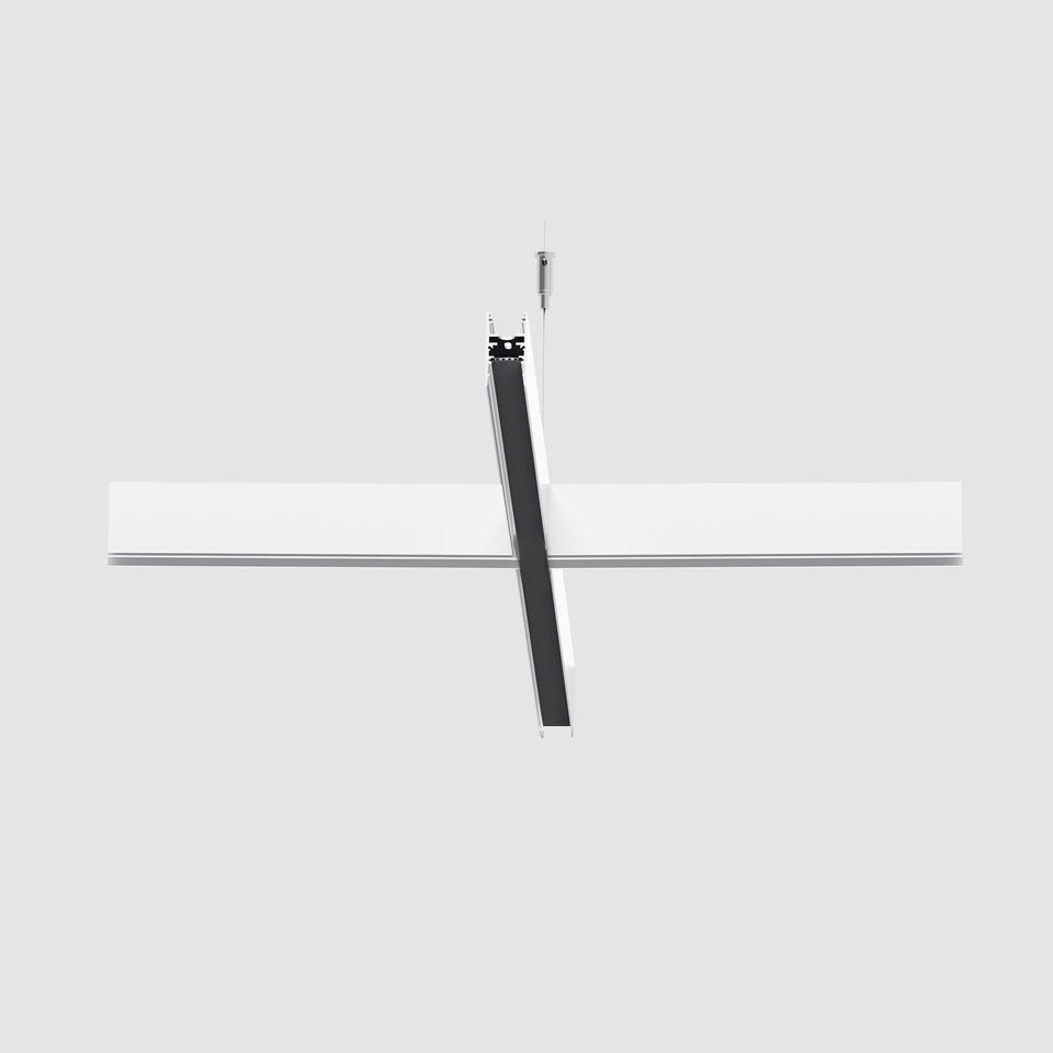 A.24 - Suspension Magnetic Track - X Joint - White