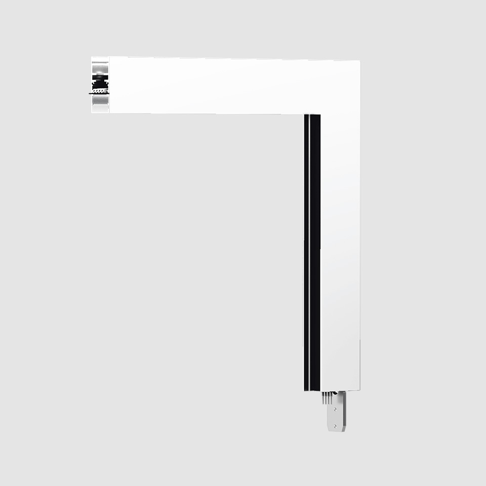 A.24 - Ceiling Magnetic Track - 90° Angle (on perpendicular planes) - White
