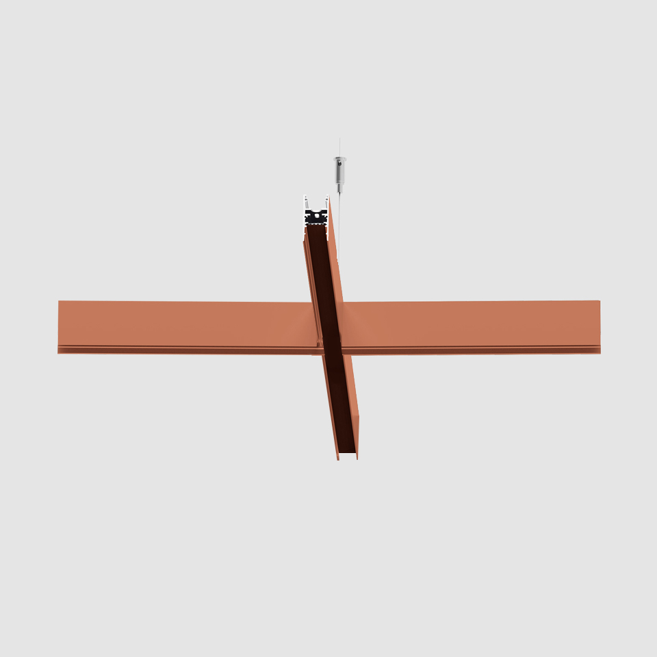 A.24 - Suspension Diffused Emission - X Joint - 2700K - Brushed Copper