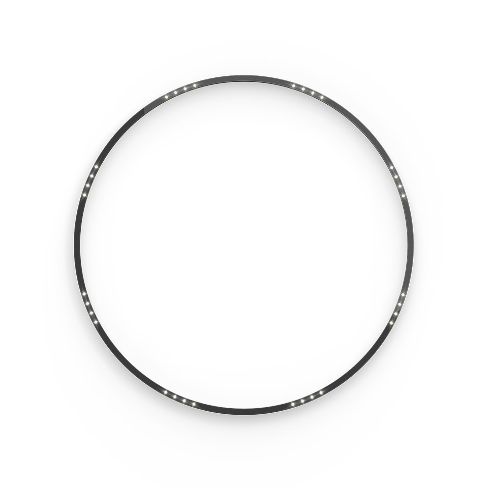 A.24 Stand-alone - Ceiling Circular - Sharping Emission - Ø 1500mm - 2700K - App Compatible - Black