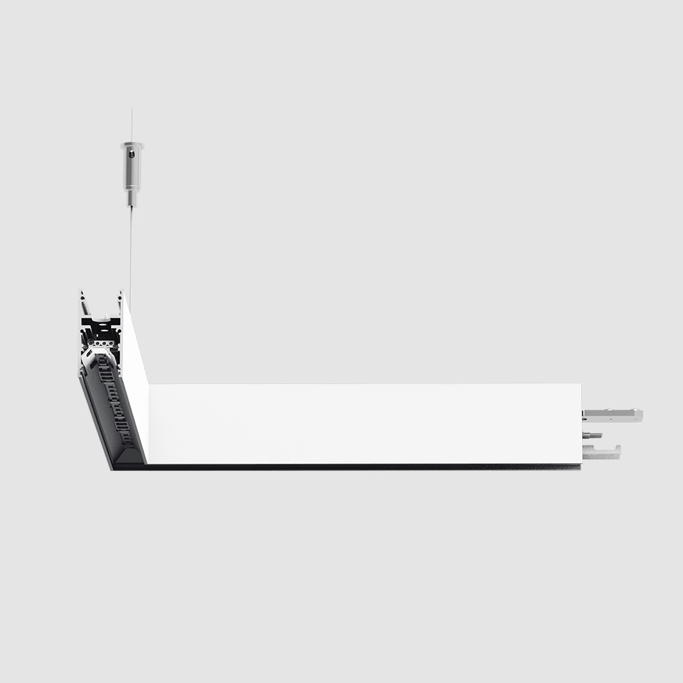 A.24 - Suspension Diffused Emission - 90° Angle (same plane) - Direct Emission - 2700K - White
