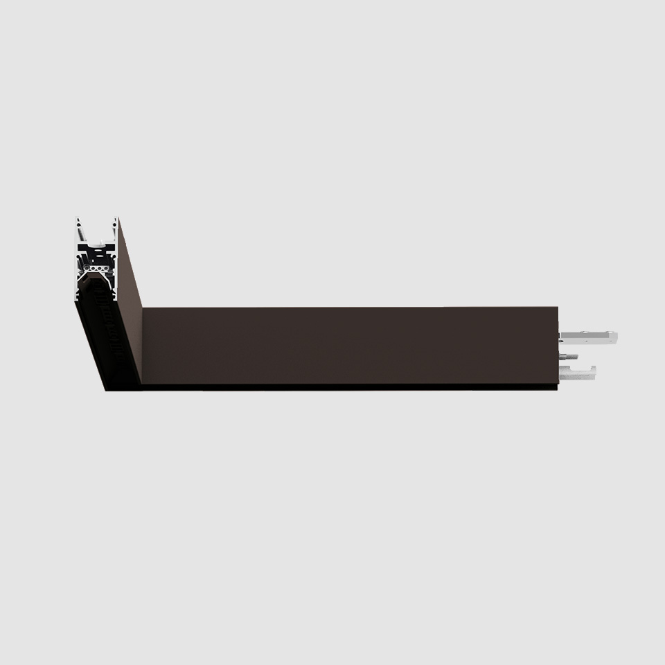 A.24 - Wall/Ceiling Diffused Emission - 90° Angle (same plane) - Direct Emission - 2700K - Black