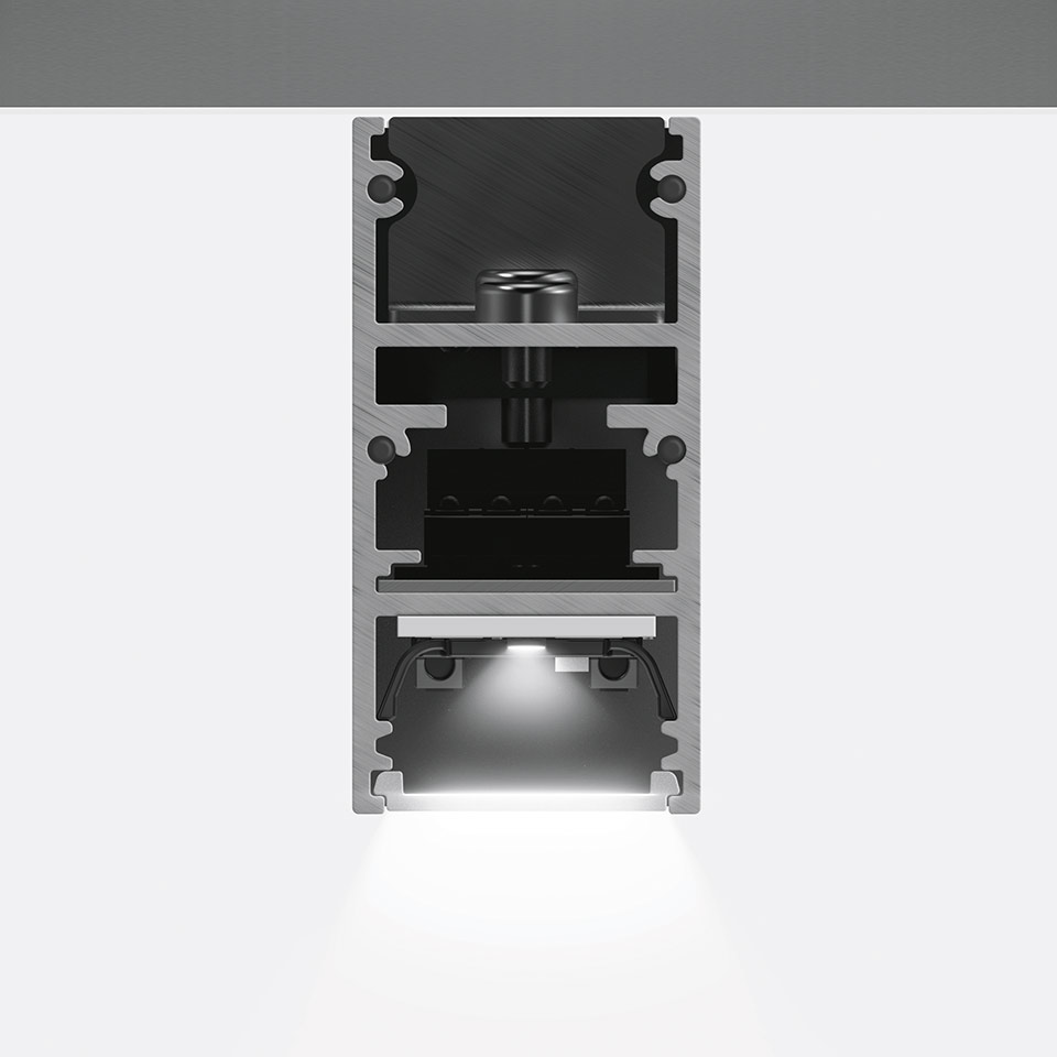 A.24 - Wall/Ceiling Diffused Emission - Linear Module - Direct Emission - 1176mm - 2700K - Black