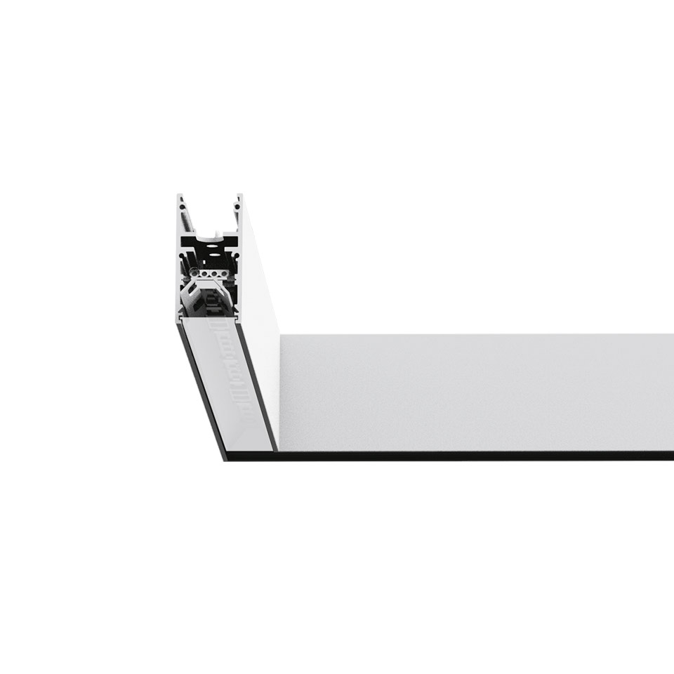 A.39 Suspension/Ceiling - 90° Corner (same plane) 3000K DALI Black