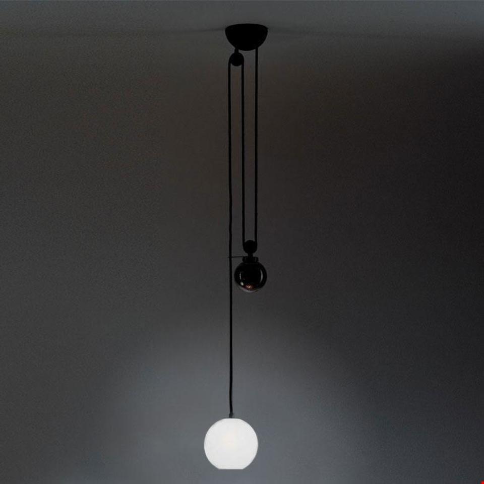 Aggregato - Saliscendi - Sphere in methacrylate - White opal - Ø250