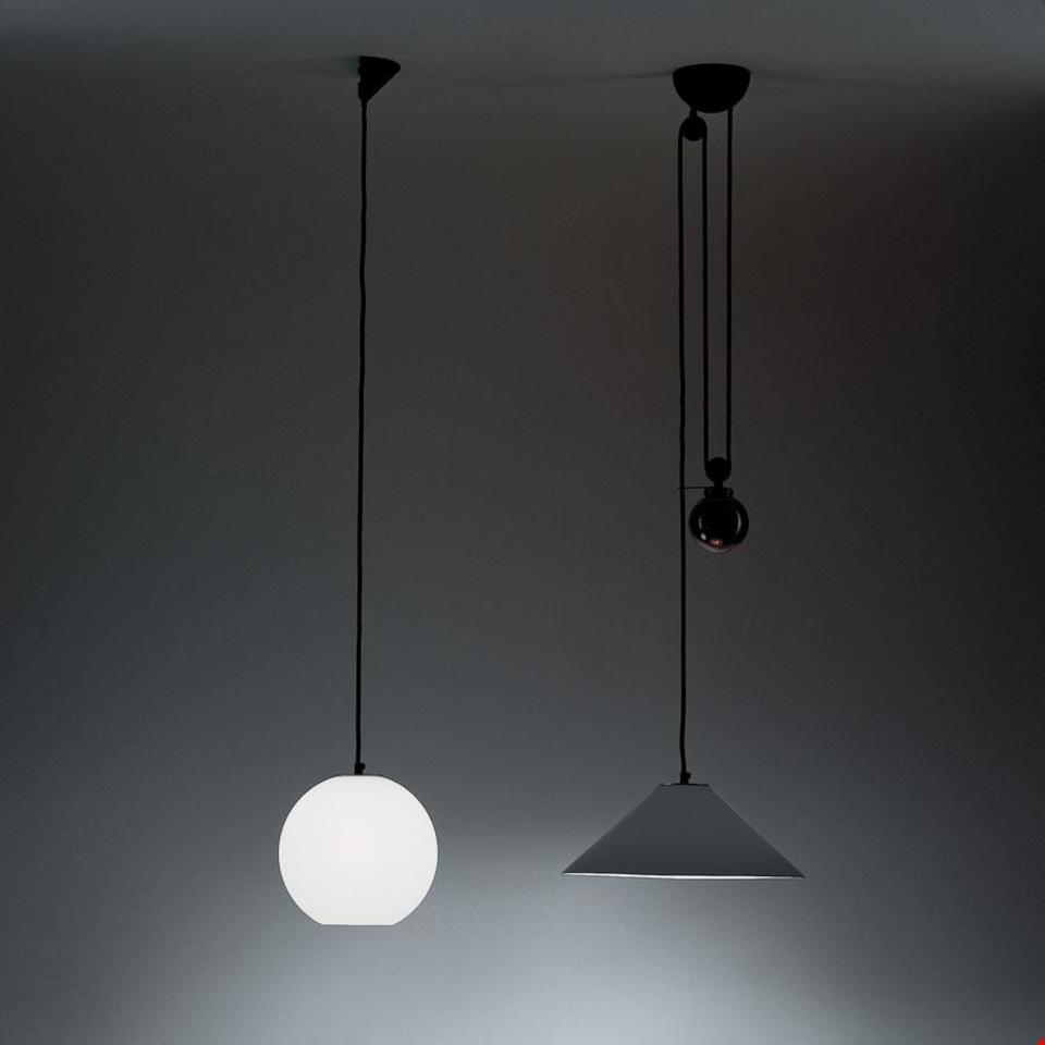 Aggregato - Saliscendi - Sphere in methacrylate - White opal - Ø400 - 2