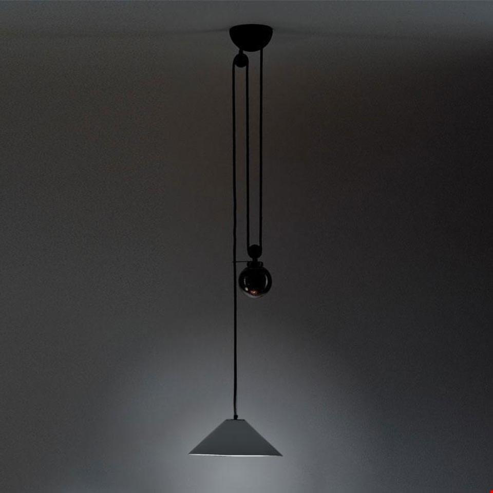 Aggregato - Saliscendi - Cone in metal - Anthracite grey - Ø380 - 2