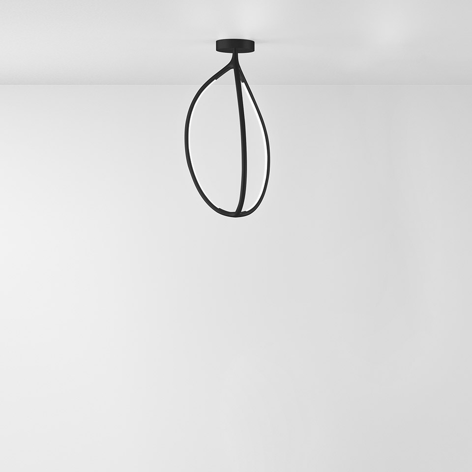 Arrival - Ceiling - 70 - 2700K - Matt Black - APP Compatible