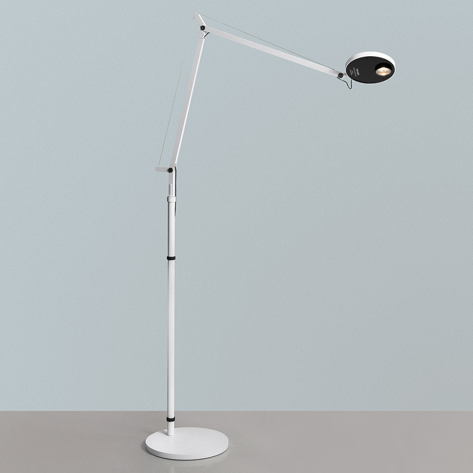 Demetra Professional Reading Floor - 3000K - Body Lamp - White