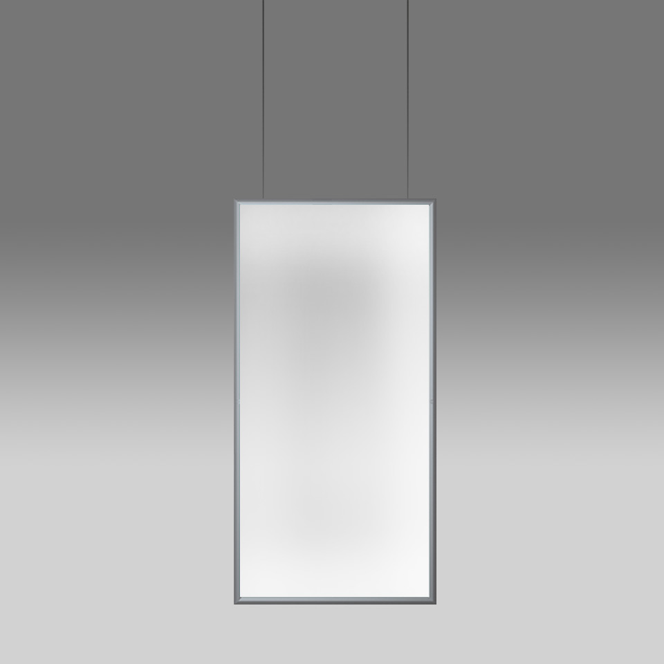 Discovery Space Rectangular - Satinized aluminium