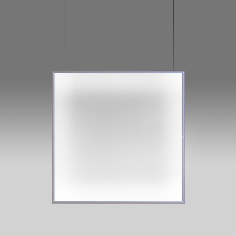 Discovery Space Square - Satinized aluminium