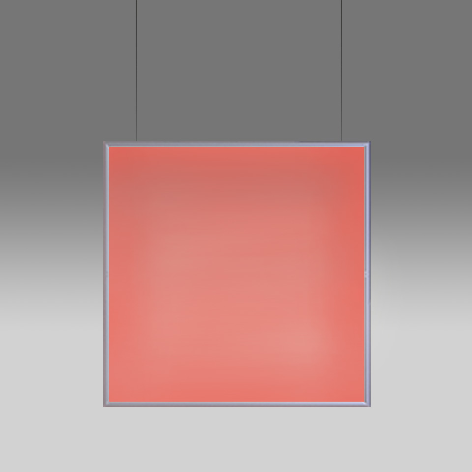 Discovery Space Square - RGBW - Satinized aluminium