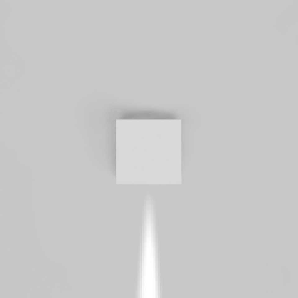 Effetto 14 Square 1 narrow beam Anthracite Grey