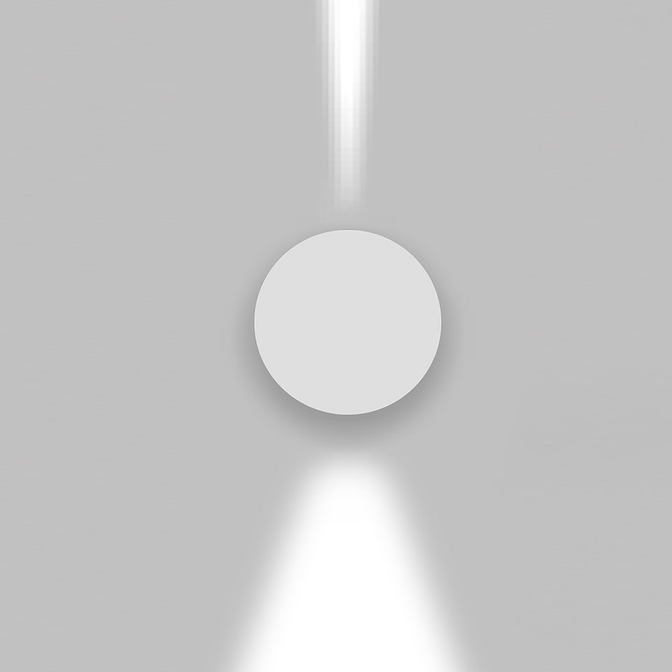 Effetto Round 1 large beam + 1 narrow beam Anthracite Grey
