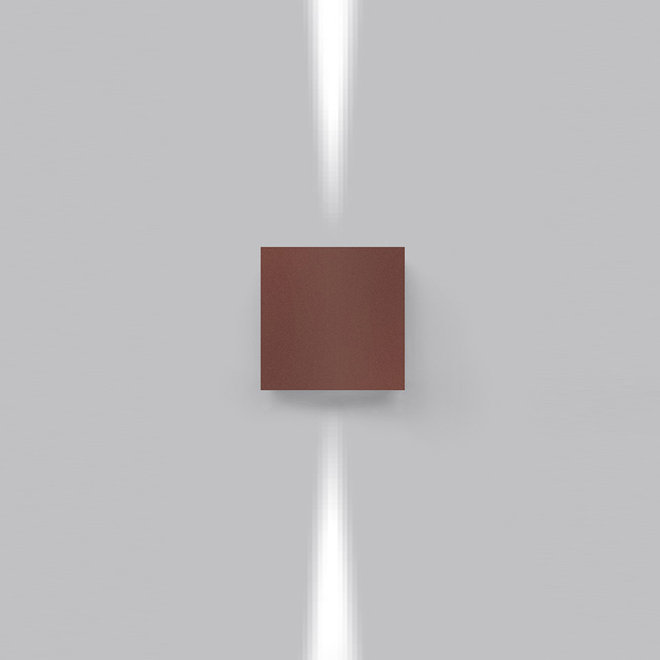Effetto 14 Square 2 narrow beams Rust