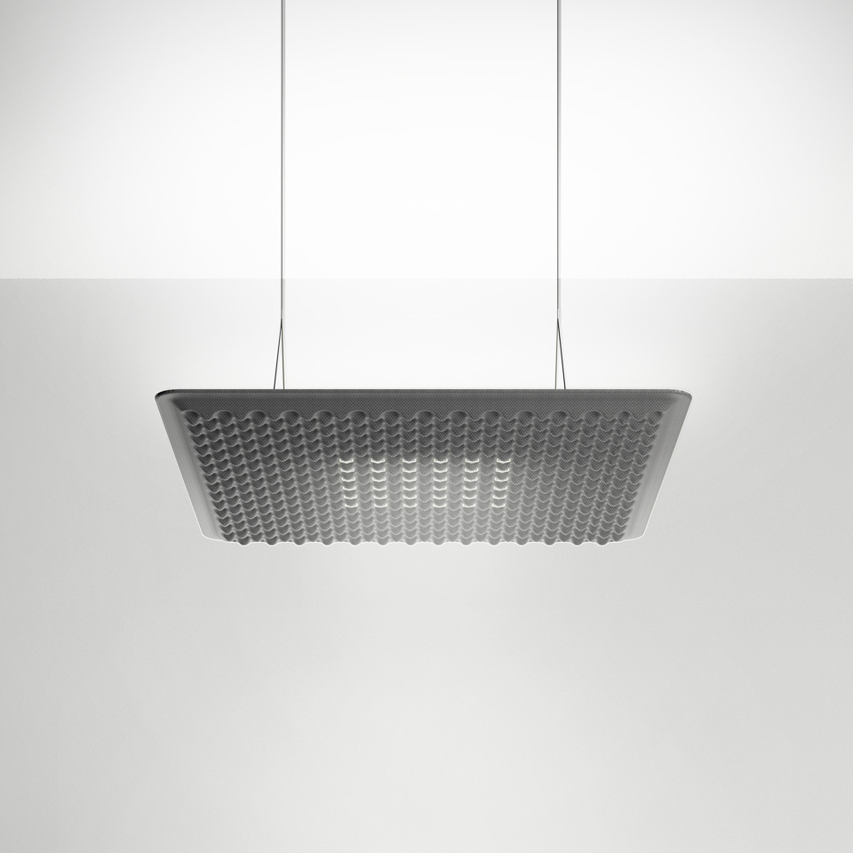 Eggboard Matrix - 800x800 - Direct + Indirect - 3000K - Grey