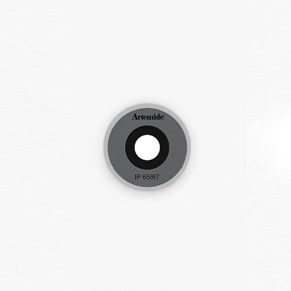 Ego 55 Flat downlight 32° 3000K Round Inox IK10