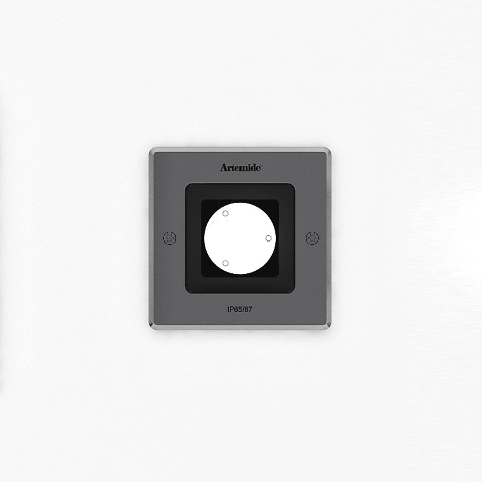 Ego 90 drive-over stainless steel 10° 3000K Square