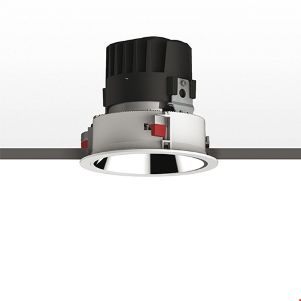 Everything 150 - Round - Trim - 19° - 2700K - Black trim / Polished metal deflector