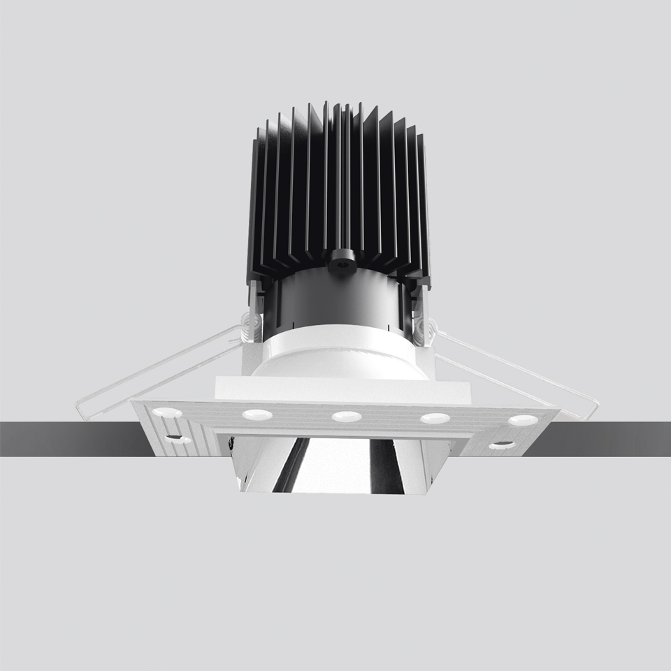 Everything 80 - Square - Trimless - 24° - 2700K - Black