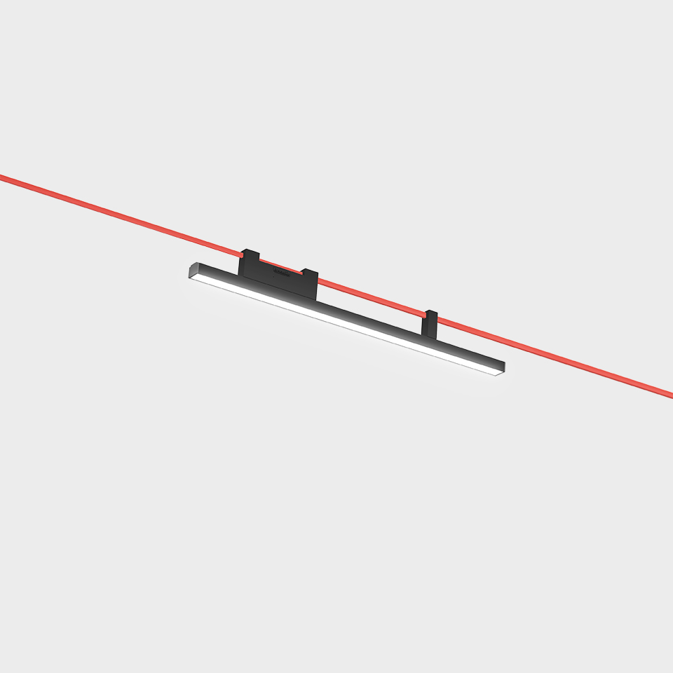Diffused Linear Module - 600mm - 2700K - Black - APP Compatible