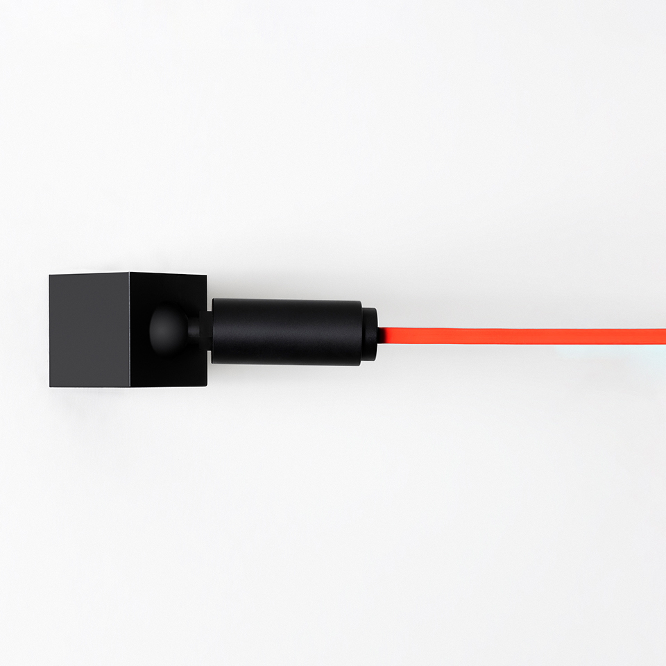 Funivia Plug - Cable reinforced with aramid fiber - 10000mm - Red