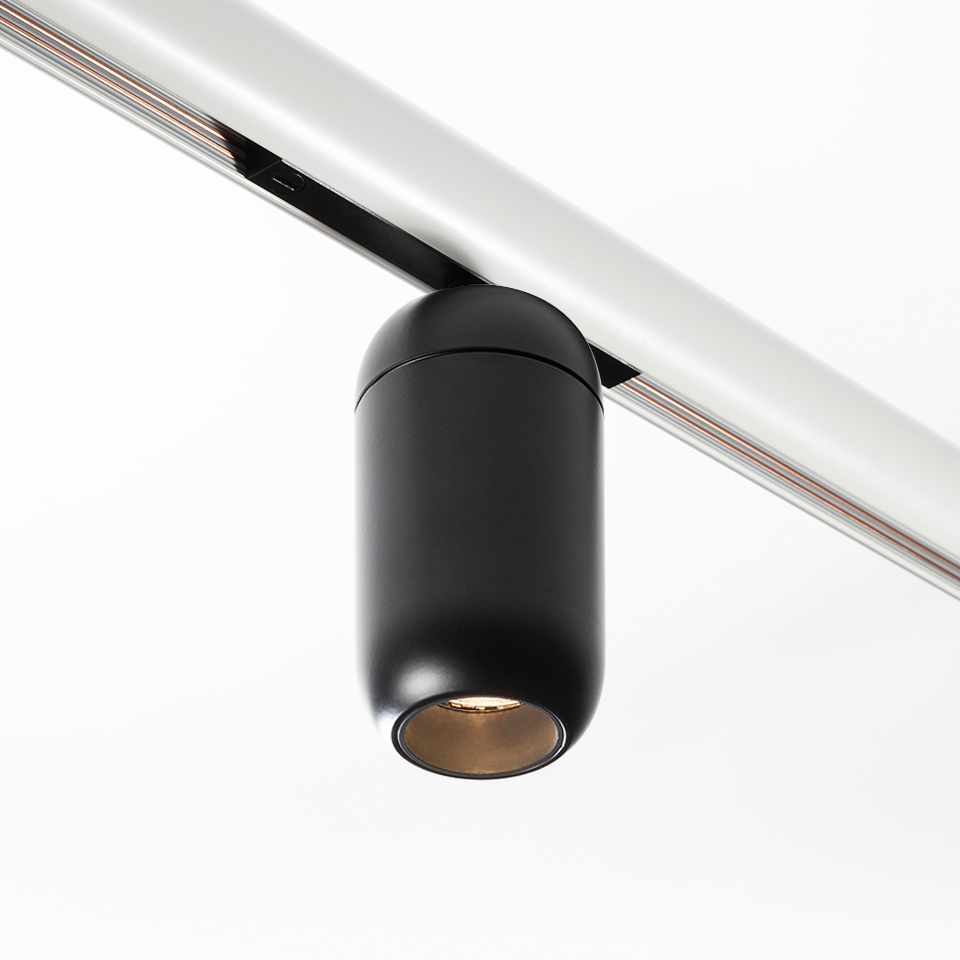Gople System - Spot Track - 80 - 2700K - 15° - Dimmable DALI - Black