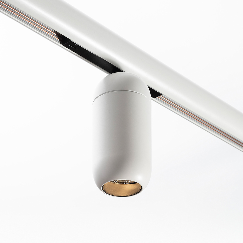 Gople System - Spot Track - 80 - 2700K - 15° - Dimmable DALI - White