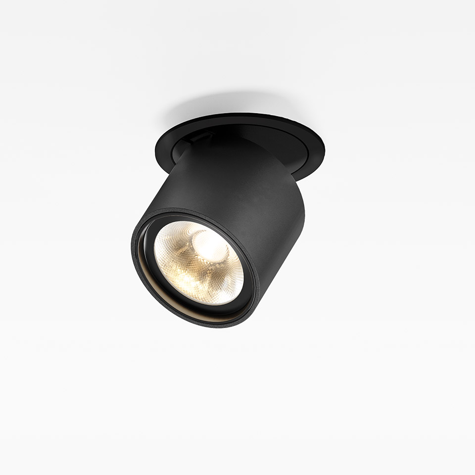 Hoy Spot - Semi-Recessed - 65 - 17° - 3000K - Black - 2