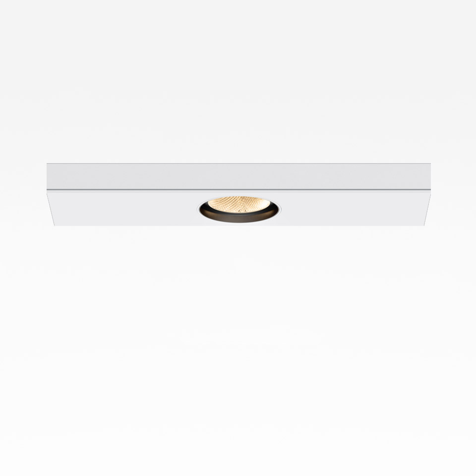 Hoy System Recessed - Spot Module X1 - Ø90 - Fixed - 16° - 2700K - White