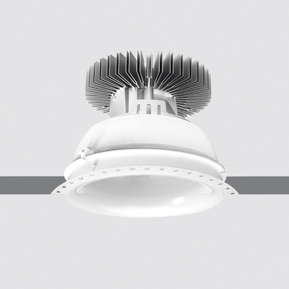 Luceri Round Trimless - Comfort White Optics 3000K - Driver 25W