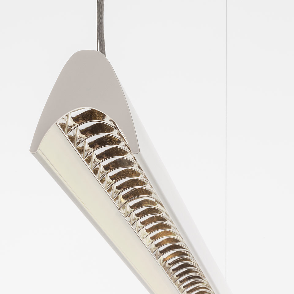 Series Y - Controlled Direct Emission + Batwing Indirect Emission - 3000K - DALI - White