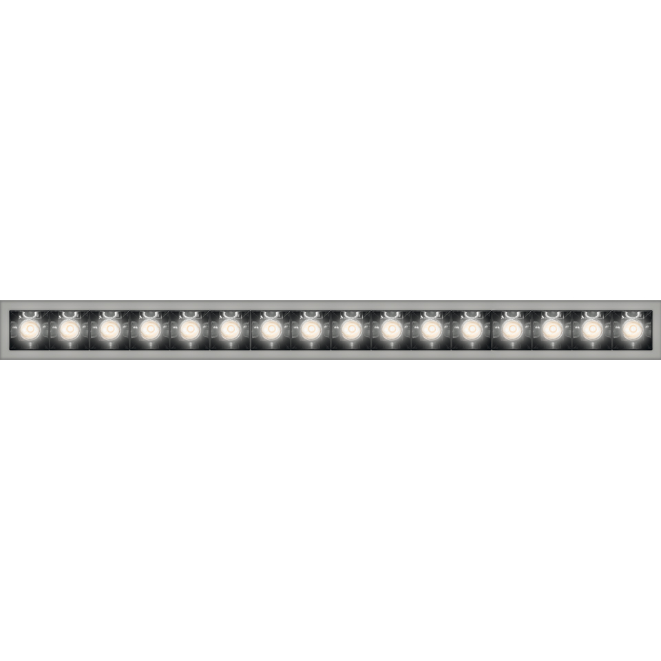 Sharp - 16 optic unit - 44W - 20° 2700K Trim Silver