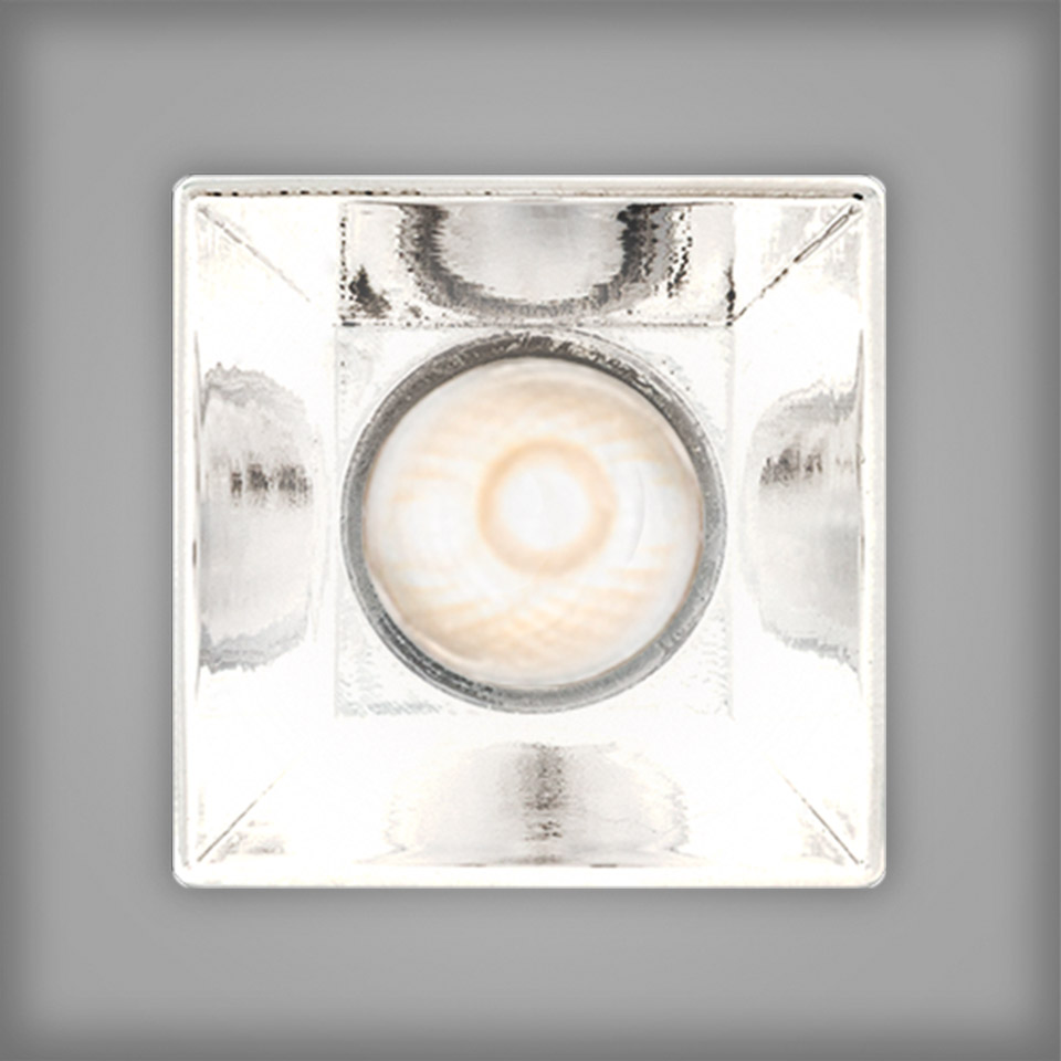 Sharp - 1 optic unit - 3W - 36° 2700K Trim Silver - 2