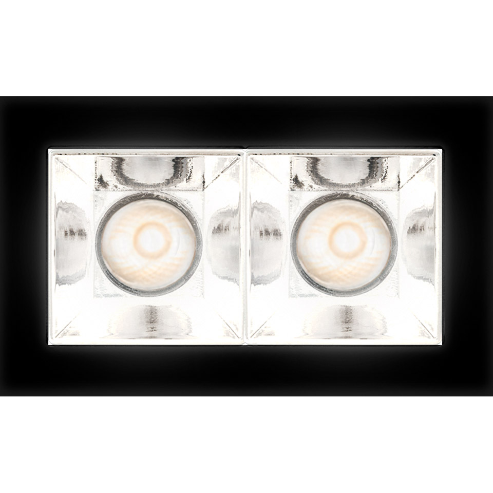 Sharp - 2 optic unit - 5,5W - 20° 4000K Trim Black - 2