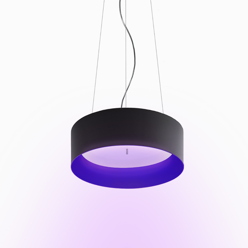 Tagora Suspension 570 - Pure Integralis - Direct + Indirect Emission - APP Compatible - Black/Blue