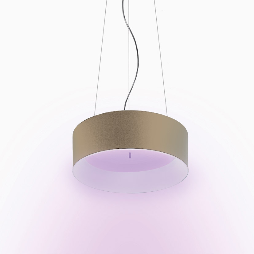 Tagora Suspension 570 - Pure Integralis - Direct + Indirect Emission - APP Compatible - Beige/White