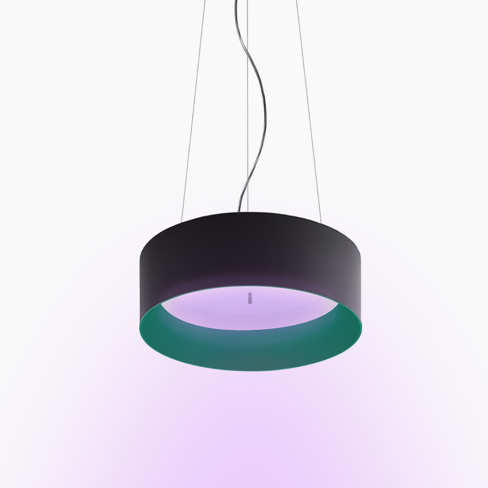 Tagora Suspension 570 - Pure Integralis - Direct + Indirect Emission - APP Compatible - Black/Green