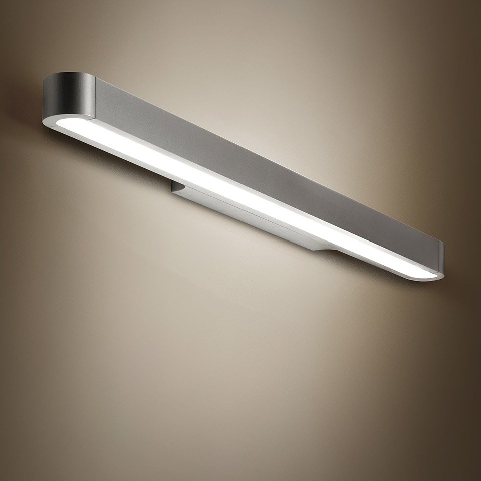 Talo Wall 90 - Dimmable - Silver