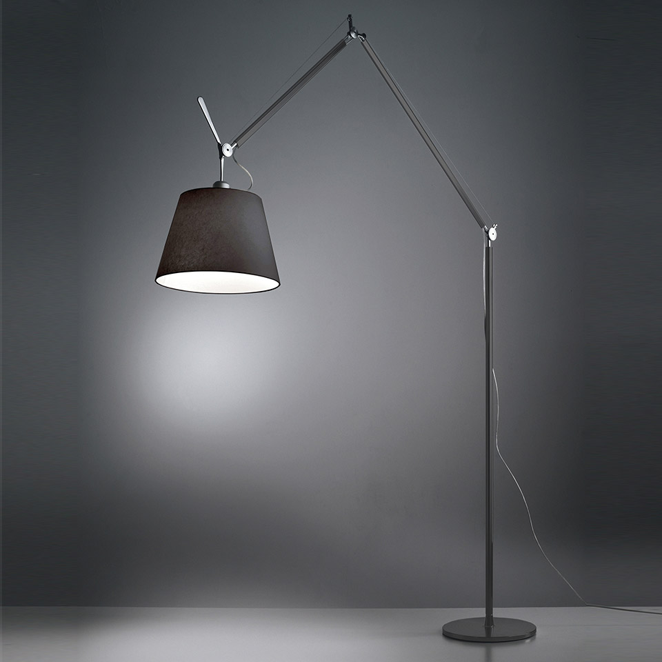 Tolomeo Floor Mega - Black - Dimmer - Body Lamp
