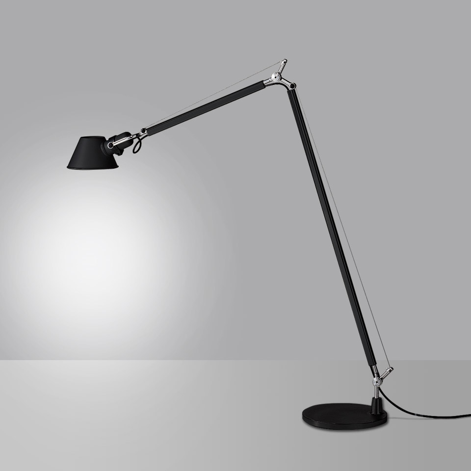 Tolomeo Reading Floor - Black - Body Lamp