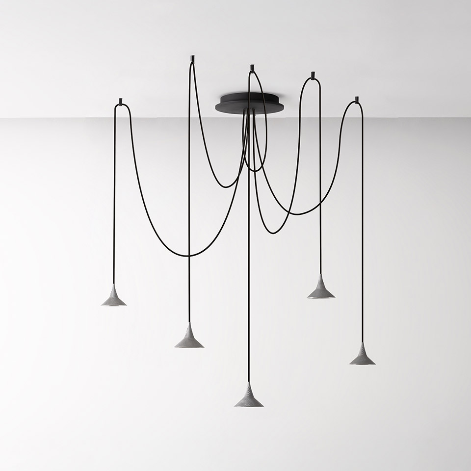 Unterlinden - Chandelier Free - 2700K - Aluminium 
