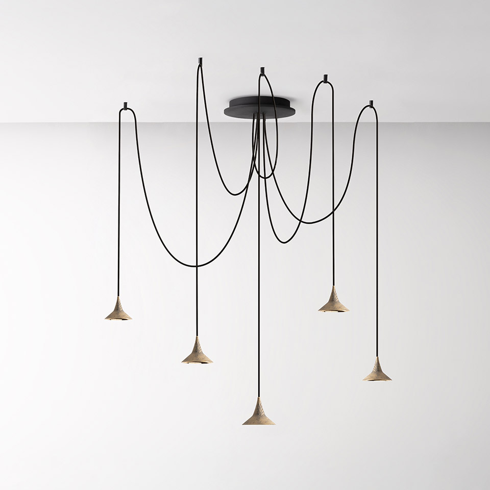 Unterlinden - Chandelier Free - 2700K - Brass